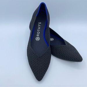 Rothy’s Honeycomb The Point Flats 10 Black